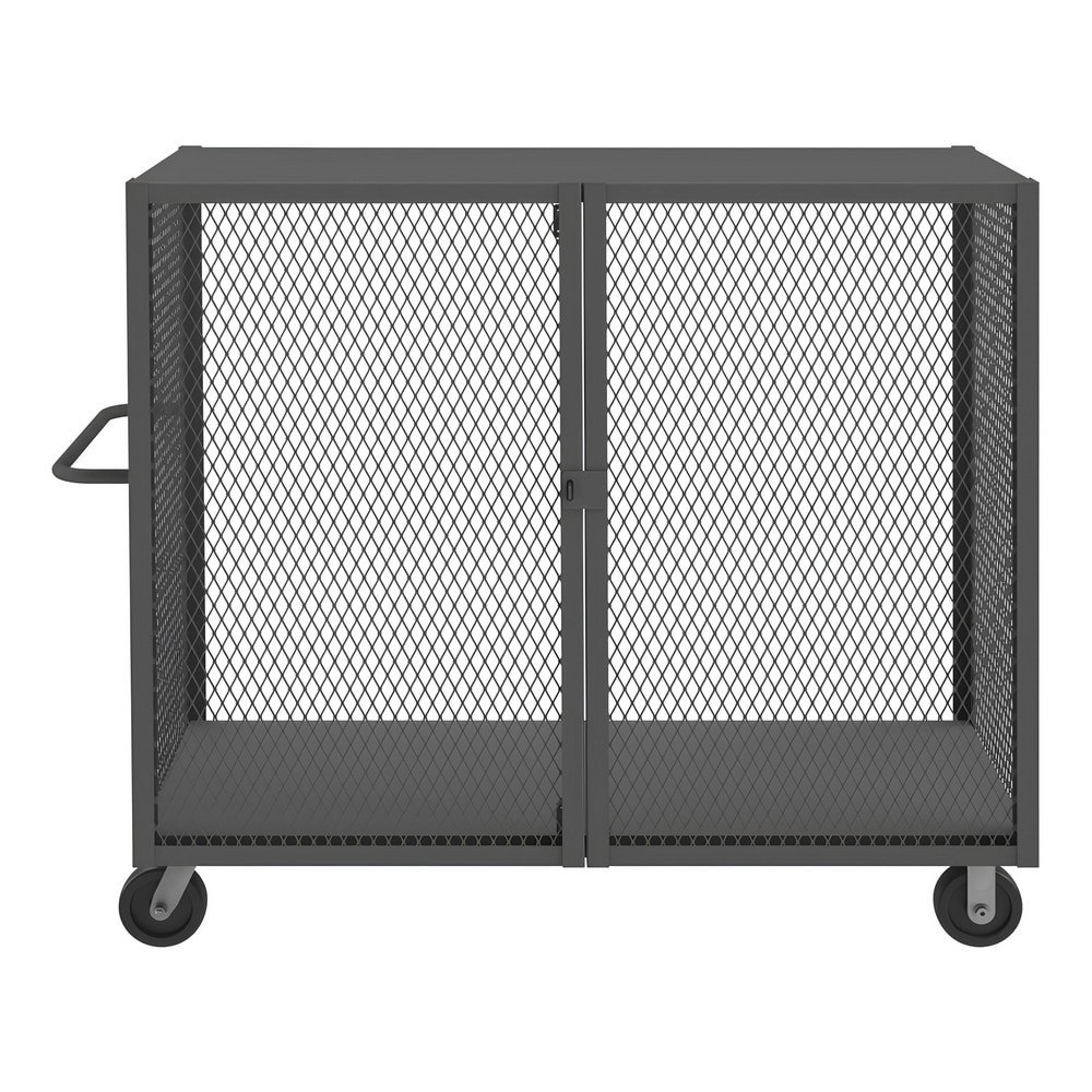 Carts; Cart Type: Cage ; Caster Type: 2 Swivel/2 Rigid ; Caster Material: Phenolic ; Material: Steel ; Length (Inch): 66-1/2 ; Height (Inch): 56-7/16