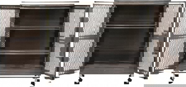 Mesh Security Truck: 2,000 lb Capacity, 2 Shelf