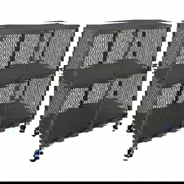 Mesh Security Truck: 2,000 lb Capacity, 2 Shelf