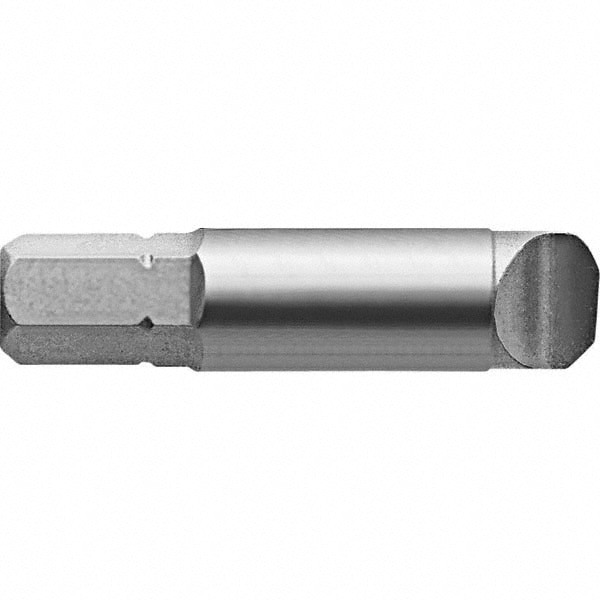 Slotted Screwdriver Bits; Reversible: No ; Blade Width (Decimal Inch): 0.274 ; Point Size: #1 ; UNSPSC Code: 27112814