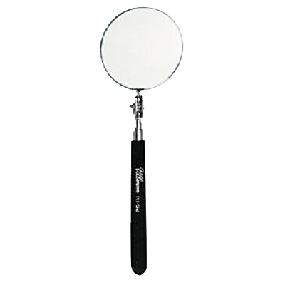 Telescoping Inspection Mirror: Round, Glass Mirror