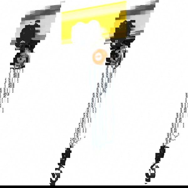 22,046 Lb Capacity, 10' Lift Height, Manual Chain Hoist