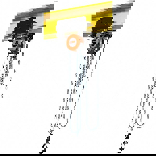 2,205 Lb Capacity, 15' Lift Height, Manual Chain Hoist