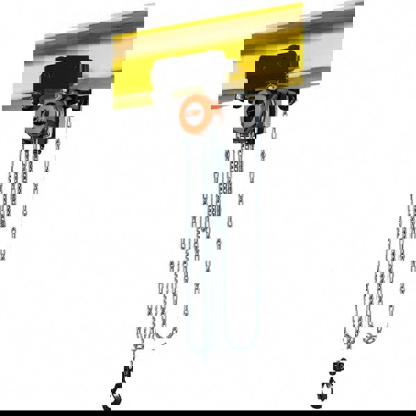 1,102 Lb Capacity, 10' Lift Height, Manual Chain Hoist