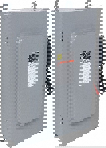 Safety Switches; Nema Rating: 3R; 12 ; Fused: No ; Number Of Poles: 6 ; Amperage: 60.0000A ; Voltage: 600V ; Horsepower at 3 Phase: 20 HP @ 240V AC, 50 HP @ 480V AC, 60 HP @ 600V AC