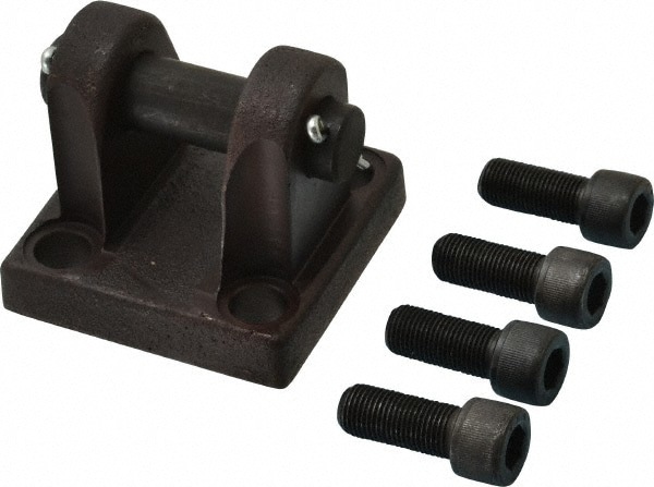 Hydraulic Cylinder Mounting Kits; Kit Type: Cap Clevis Mounting Kit ; Bore Diameter: 2.0000 ; Overall Length: 3.00 ; Includes: Clivs; Pivot Pin; (2) Cotter Pins; (4) Socket Screws ; Number Of Pieces: 8.000 ; Thread Size: 3/4 in-16