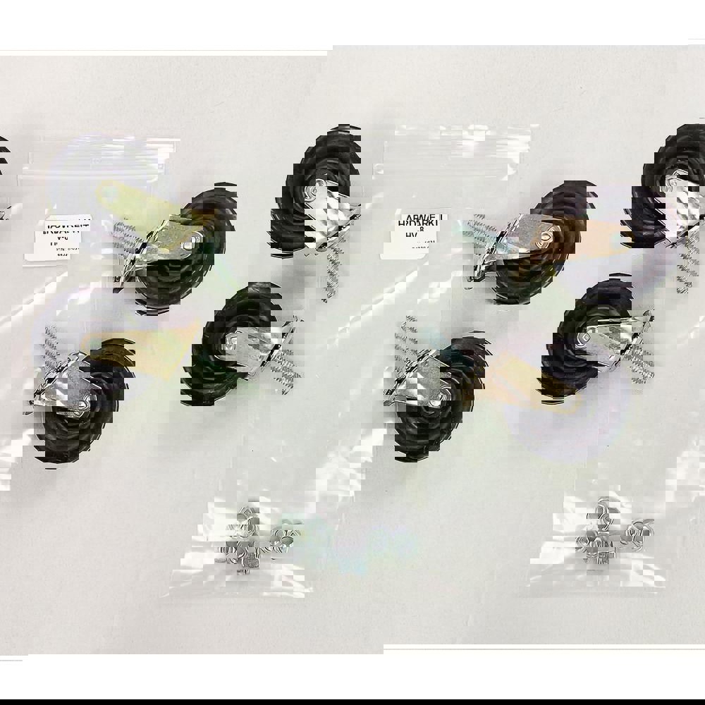 Blower Accessories; Accessory Type: Caster Kit for HV Blower Heads and Stands