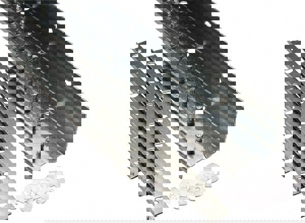 4Ft. Long Galvanized Steel Dock Strip Door Mounting Hardware