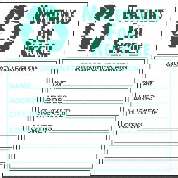 Shipping & DOT Label: 6