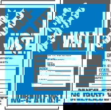 Hazardous Material Label: 