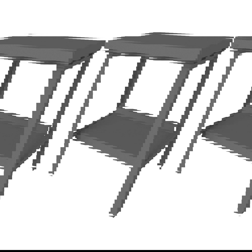 Stationary Heavy-Duty Workbench: Textured Gray