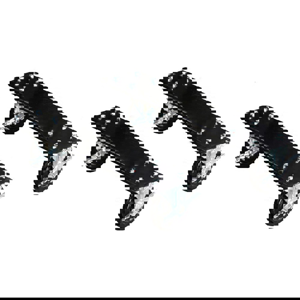 Workbench & Workstation Accessories; Material: Steel; Polyethylene ; Includes: (2) Brackets; (4) Swivel Casters with Brakes ; Overall Depth (Decimal Inch): 36.0000 ; Overall Width (Decimal Inch - 4 Decimals): 3.0000 ; For Use With: Hallowell Workbench