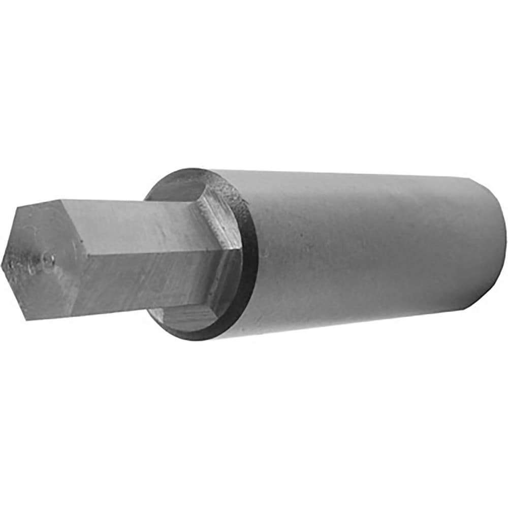 Hexagon Broaches; Tool Material: High-Speed Steel ; Coating: Bright/Uncoated ; Coated: Uncoated ; Maximum Cutting Length: 0.166in ; Overall Length: 1.25in ; UNSPSC Code: 23241602