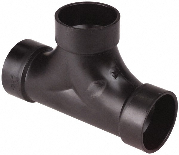 Drain, Waste & Vent Two-Way Cleanout Tee: 4