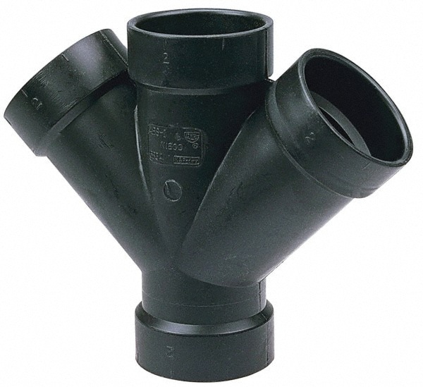 Drain, Waste & Vent 45 deg; Double Wye: 4