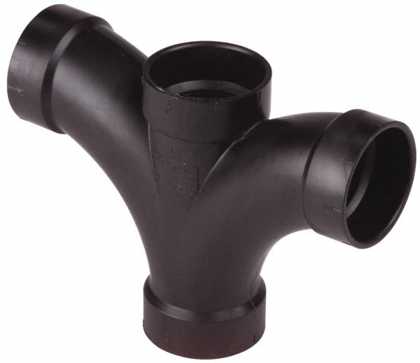 Drain, Waste & Vent Double Fixture Tee: 2 x 1-1/2 x 2