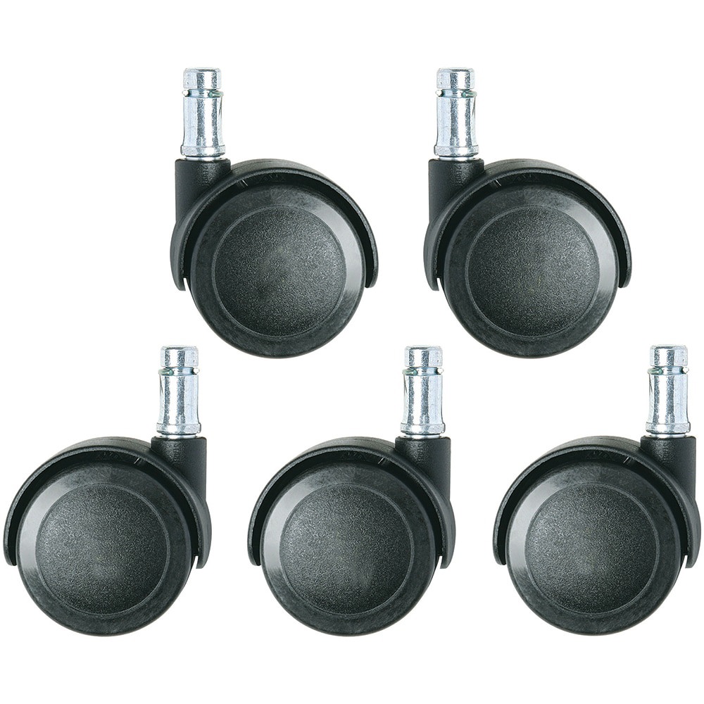 Pack of (5), Black Caster Set