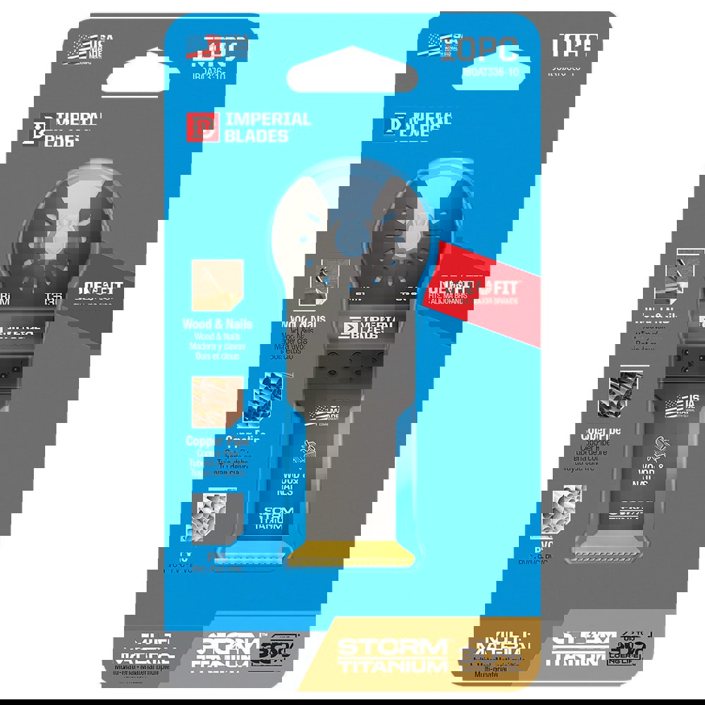 Blade: Use with One Fit Anchor Fits All Major Brands of Non-Starlock Tools