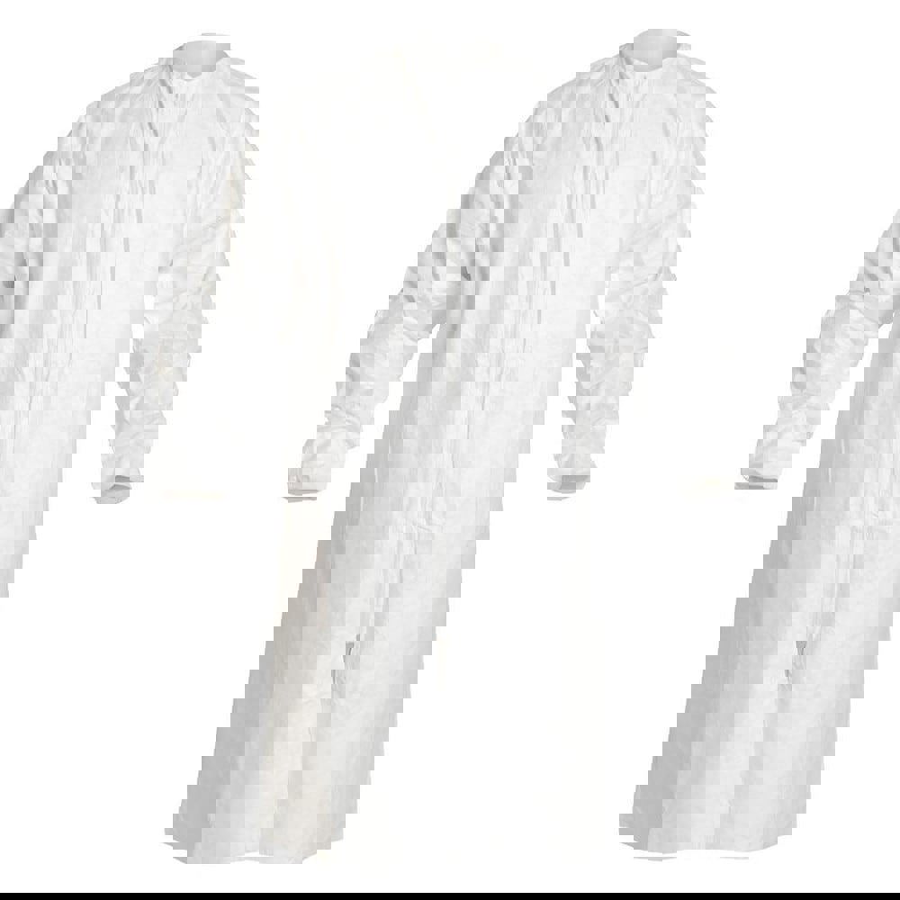 Disposable Coveralls: Size 3X-Large,Zipper Closure