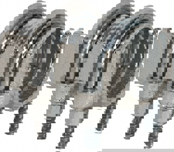 Interlocking U-Bolt Clamp & Single U-Bolt: Plated Steel