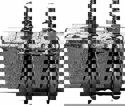 Interlocking U-Bolt Clamp & Single U-Bolt: Plated Steel