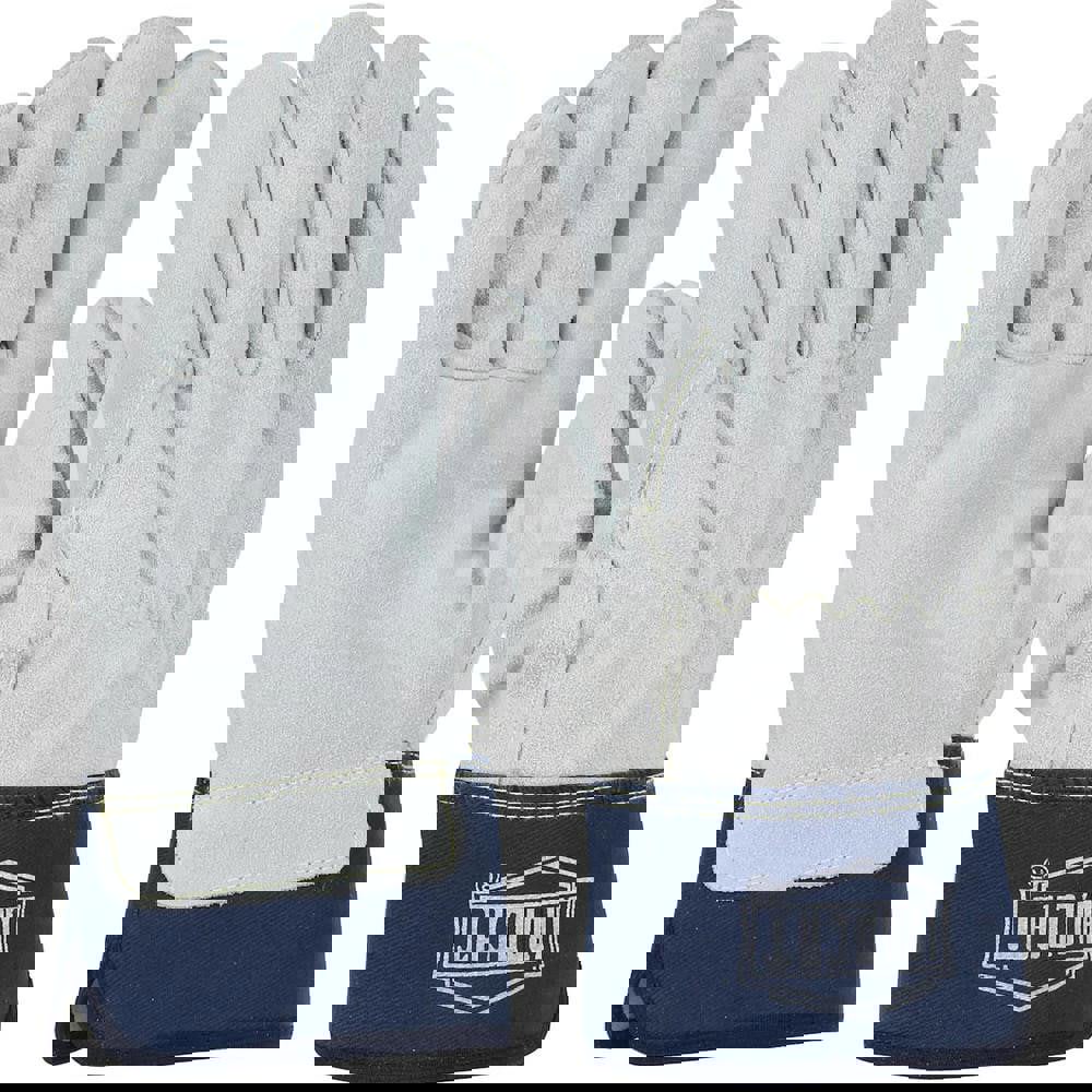 Welding Gloves: Size X-Large, Uncoated, Split Cowhide Leather, Construction Application