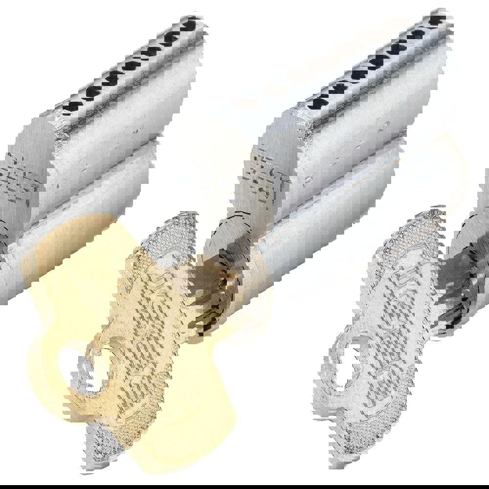 Cylinders; Type: Mortise ; Keying: Less Core ; Number of Pins: 7 ; Finish/Coating: Satin Chrome