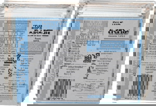 1 or 2 Lamp, 120-277 Volt, 0.21 to 0.78 Amp, 0 to 39, 40 to 79 Watt, Programmed Start, Electronic, Nondimmable Fluorescent Ballast