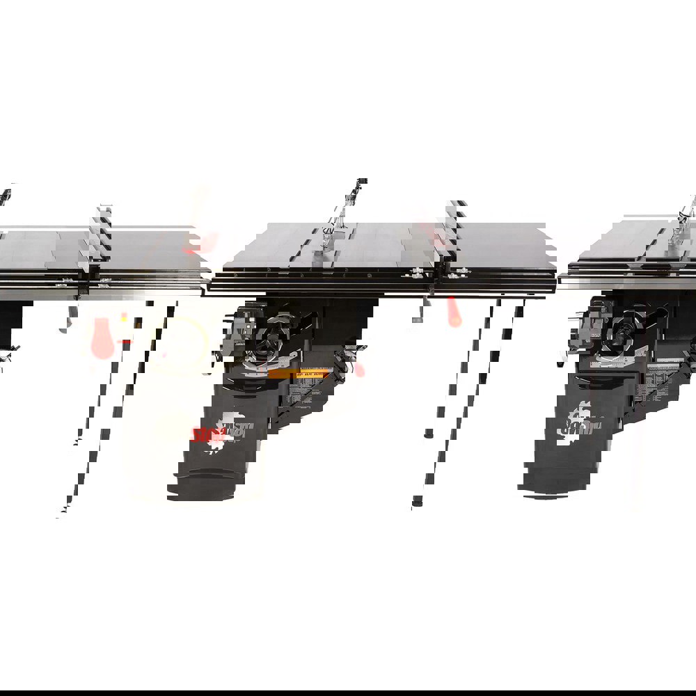 7.5HP, 3ph, 230v Industrial Cabinet Saw with 52 Industrial T-Glide fence system, rails & extension table