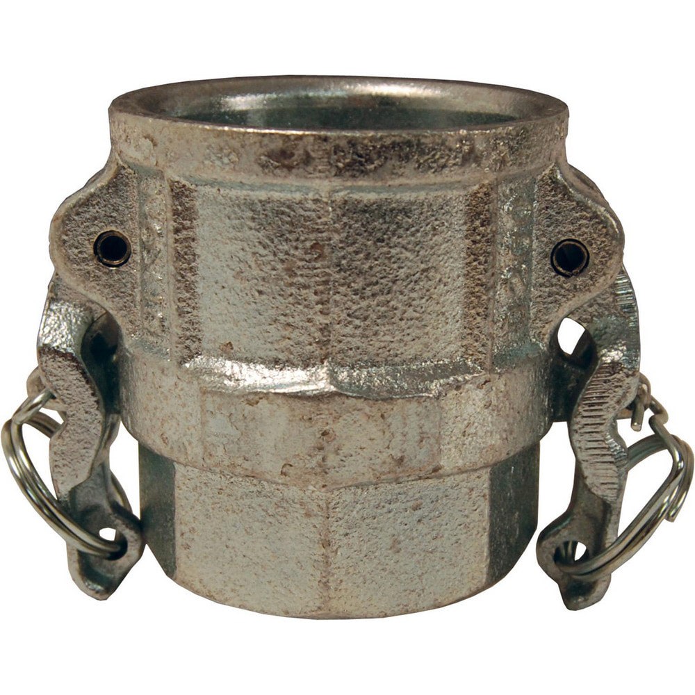 Suction & Discharge Hose Couplings; Type: Type D Coupler ; Coupling Type: Cam & Groove ; Coupling Descriptor: Boss-Lock Coupler x FNPT ; Material: Malleable Iron ; Coupler Size (Fractional Inch): 1 ; Thread Size: 1
