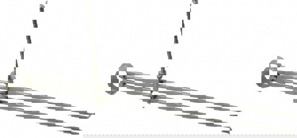 12 Inch Leg, Spring Joint, Steel, Polished, Inside Caliper