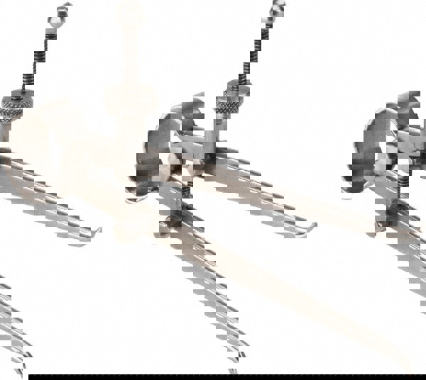 4 Inch Leg, Spring Joint, Steel, Polished, Inside Caliper