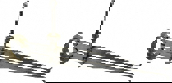 6 Inch Leg, Spring Joint, Steel, Polished, Inside Caliper