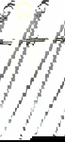 8 Inch Leg, Spring Joint, Steel, Polished, Inside Caliper