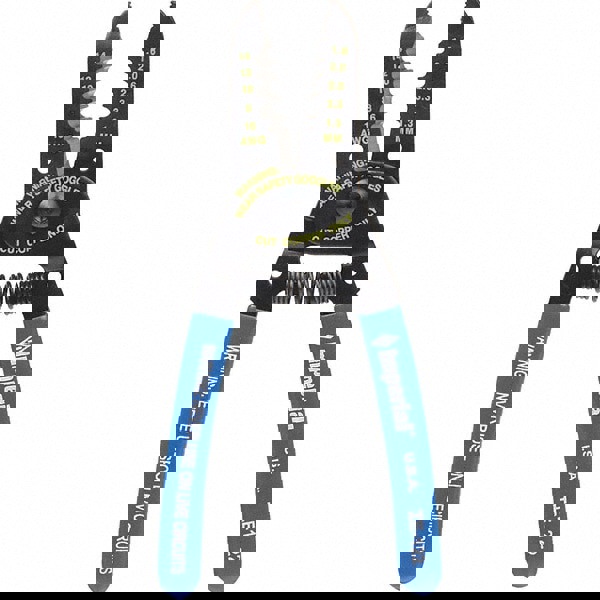 Wire Stripper: 8 AWG to 16 AWG Max Capacity