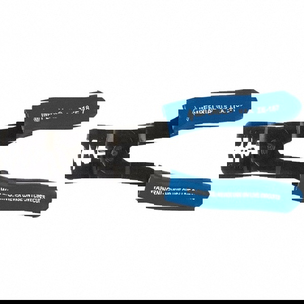 Crimpers; Capacity: 14-24 AWG ; Handle Material: Steel ; Features: Cushion Grip ; For Use With: Non-Insulated Open Barrel/Closed Barrel WeathePack ; Includes: Weatherpack Terminal ; Style: Anvil