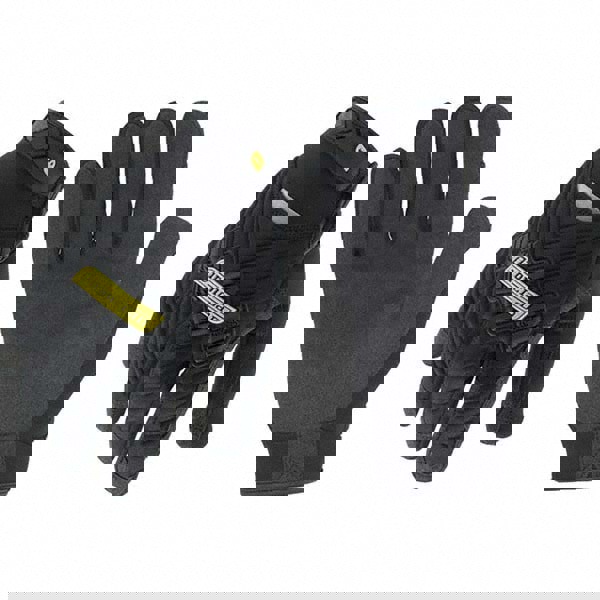 Cut-Resistant Gloves: Size Large, ANSI Puncture 3, Suede & Neoprene Lined, Suede & Neoprene