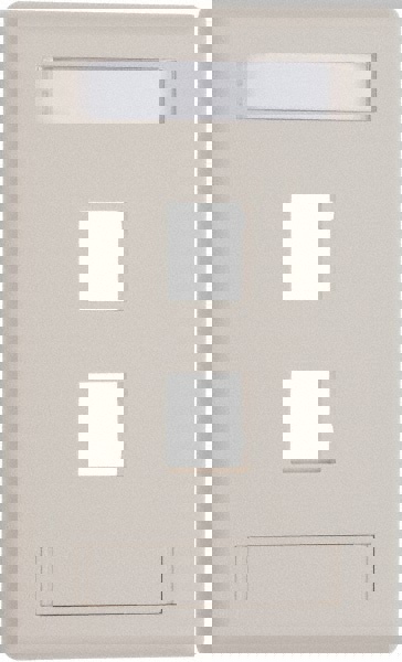 Wall Plates; Wall Plate Type: Sectional Wall Plates ; Color: Light Almond ; Wall Plate Configuration: Port ; Finish: Smooth ; Material: Thermoplastic ; Shape: Rectangle