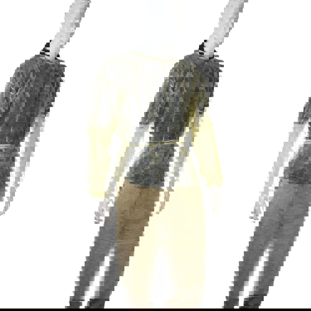 Rain & Chemical Resistant Isolation Gown: Universal, Yellow, Polypropylene