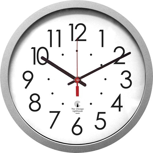 CLOCK,SILVER QUARTZ,SV