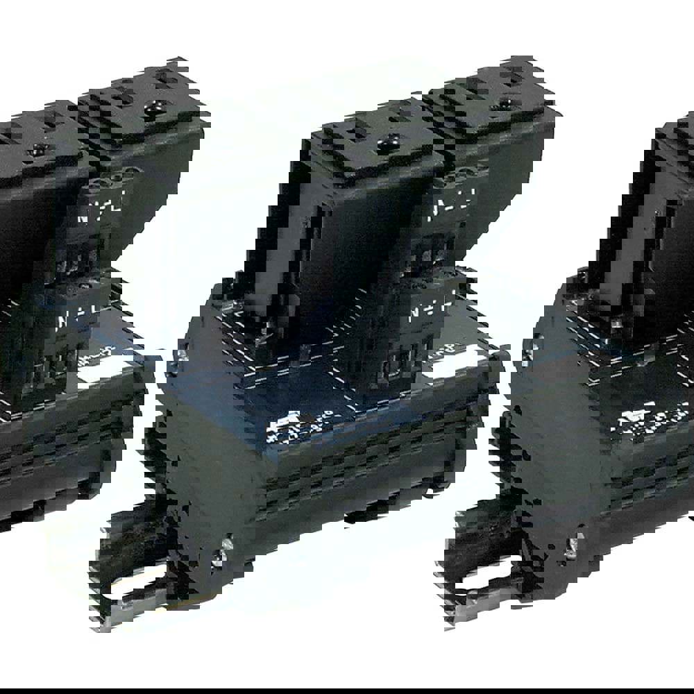 Interface Relay Modules; Input Amperage (mA): 15 ; Input Amperage: 0.01 ; Coil Voltage: 120V AC ; Mounting Type: DIN Rail ; Contact Form: Panel Mount ; For Use With: Providing AC outlet in a Panel