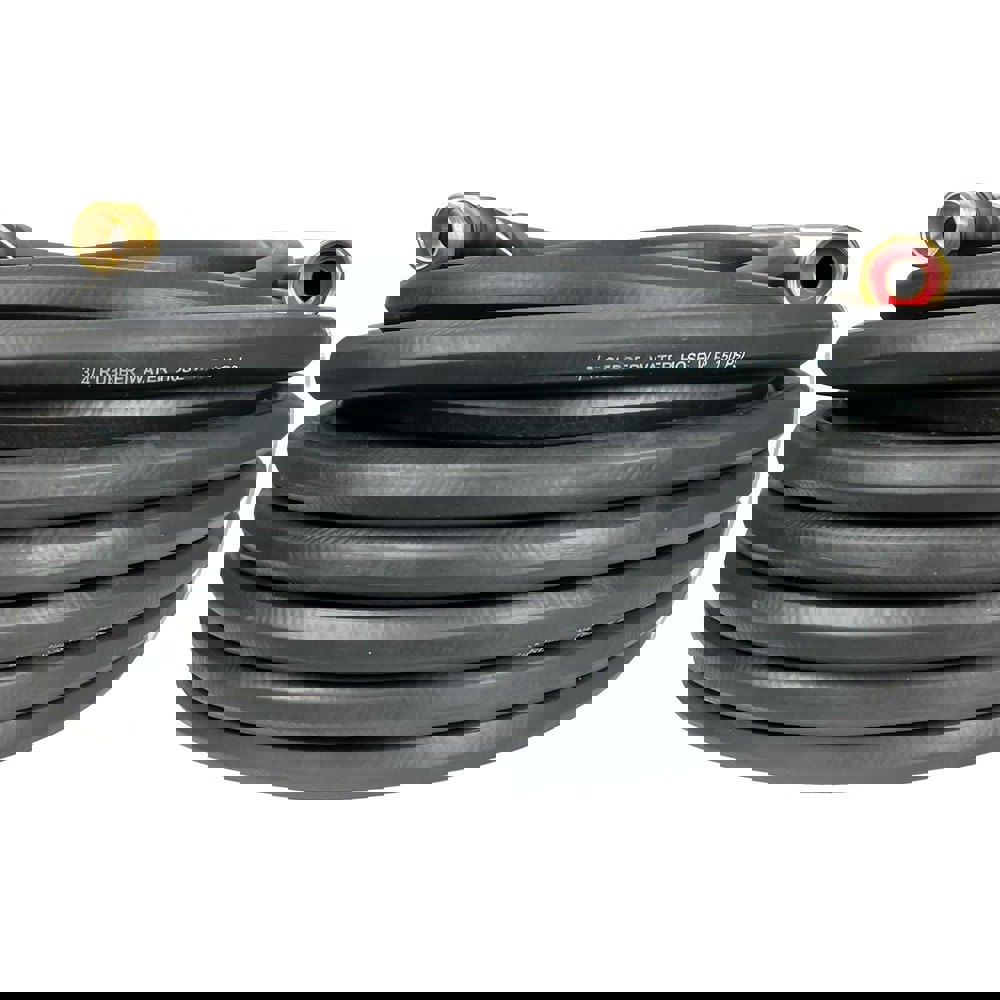 Water & Garden Hose; Hose Type: Garden ; Hose Diameter (Inch): 3/4 ; Material: Rubber ; Overall Length (Feet): 100 ; Thread Size: 3/4 ; Thread Type: GHT