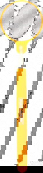 Inspection Mirror: Round, Stainless Steel Mirror