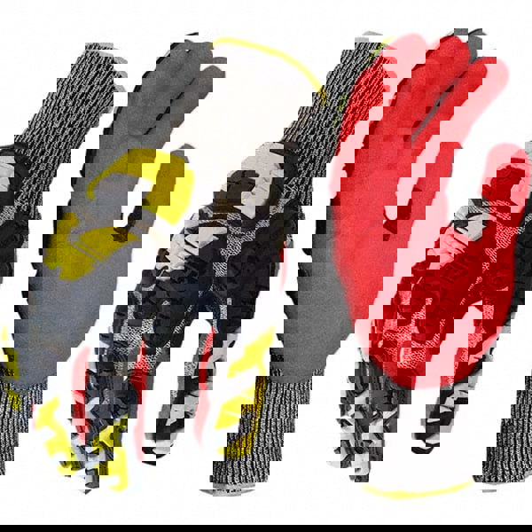 Cut-Resistant & Abrasion Resistant Gloves: Size Medium, ANSI Cut A3, ANSI Puncture 4, Nitrile, Series INDI-KC5