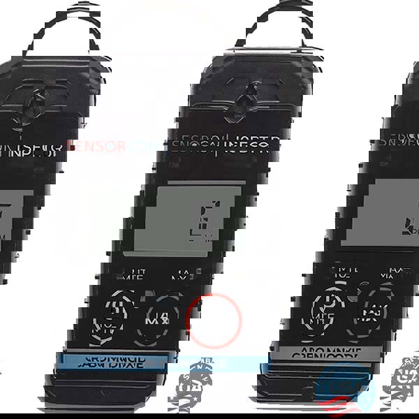 Single Gas Detector: Carbon Dioxide, 0 to 1999 ppm;0 to 500 ppm, Light, LED