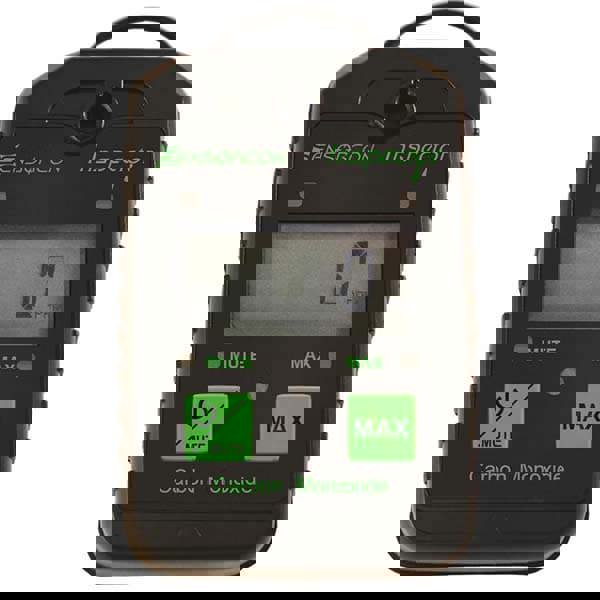 Single Gas Detector: Carbon Monoxide, 0 to 1000 ppm, Light, LED