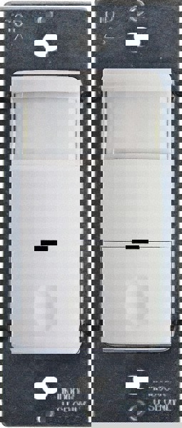 Motion Sensing Wall Switches; Switch Type: Occupancy Sensor ; Sensor Type: Infrared ; Coverage (Sq. Ft.): 1200 ; Adjustment Type: Self-adjusting Delay ; Color: White ; Recommended Environment: Indoor