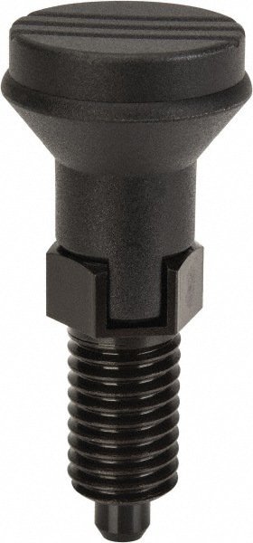 5/8-11, 23mm Thread Length, 8mm Plunger Diam, Lockout Knob Handle Indexing Plunger