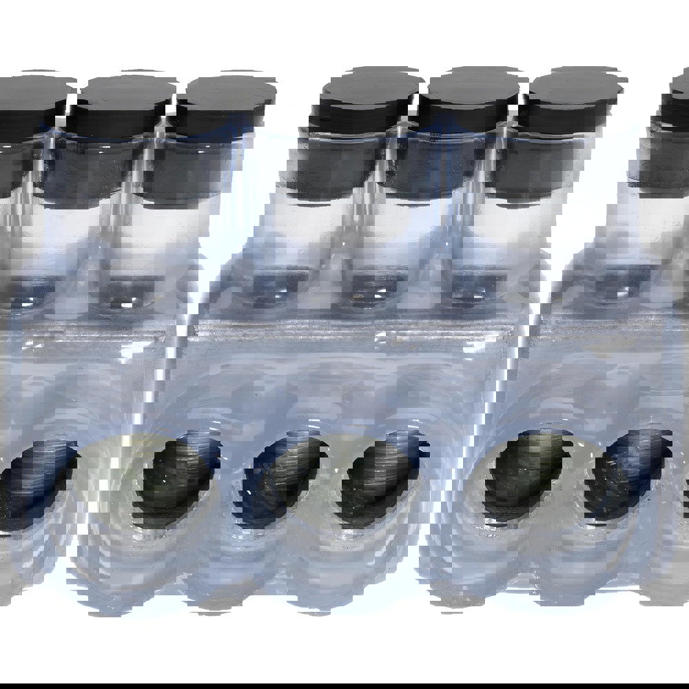 Push In Wire Connectors; Connector Type: Tap ; Compatible Wire Size (AWG): 000; 6AWG ; Number Of Ports: 3 ; Overall Length: 2.55 ; Connector Color: Clear ; Overall Width: 2