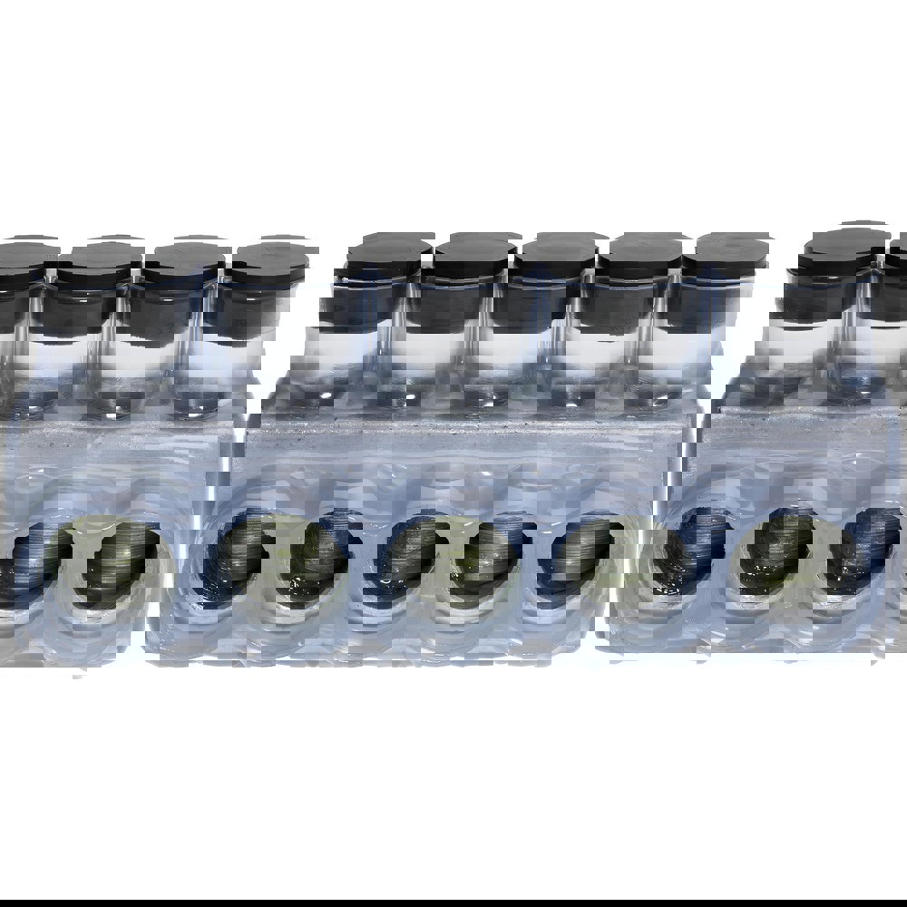 Push In Wire Connectors; Connector Type: Tap ; Compatible Wire Size (AWG): 350kcmil; 6AWG ; Number Of Ports: 5 ; Overall Length: 5.55 ; Connector Color: Clear ; Overall Width: 3